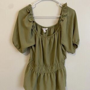Nine West Sage Green Blouse